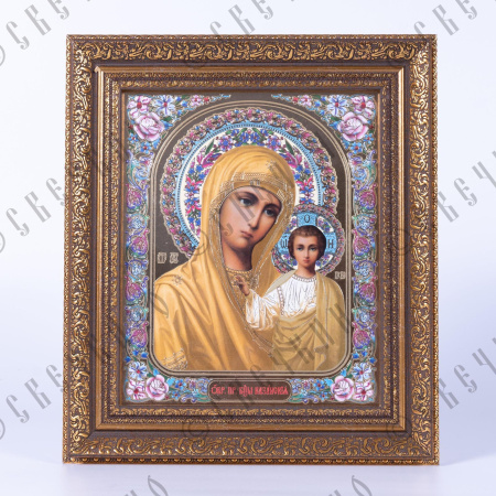 Икона в пластиковой рамке 15*18 Казанская БМ