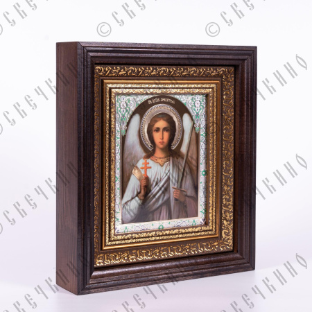Икона в деревянном киоте 11*13 Ангел Хранитель