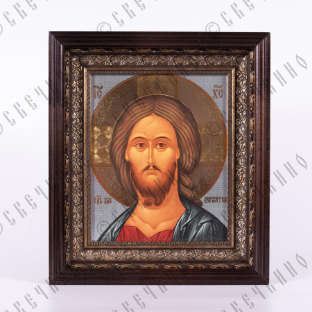 Икона в деревянном киоте 18*24 Спаситель