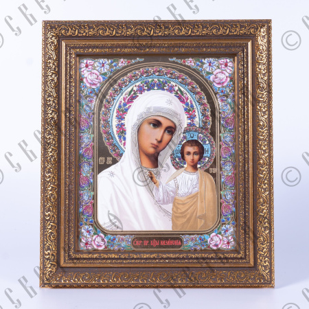 Икона в пластиковой рамке 15*18 Казанская БМ